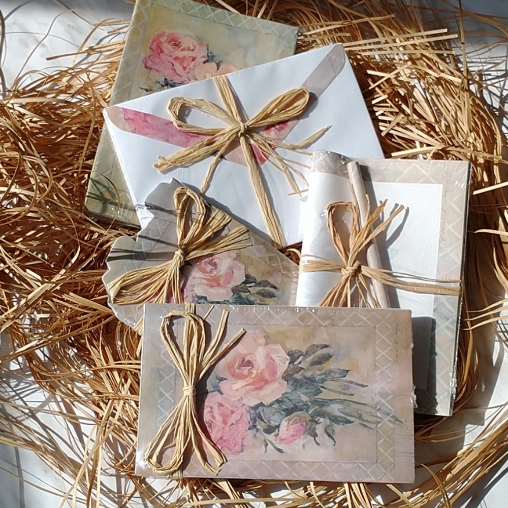 Vintage style Stationary Letter Set